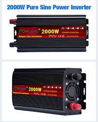 Powland strvas prveidotjs 2000w 12v uz 220 